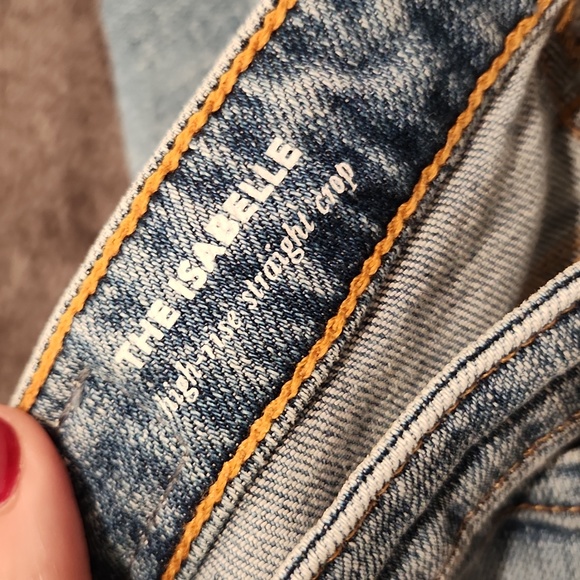 AG "the Isabelle" high rise straight crop jeans size 27, new with tags! - Picture 6 of 16
